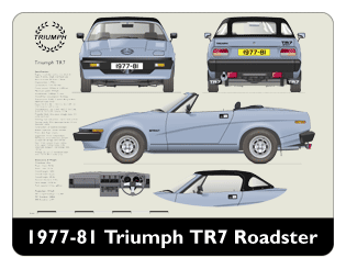 Triumph TR7 Roadster 1977-81 Mouse Mat